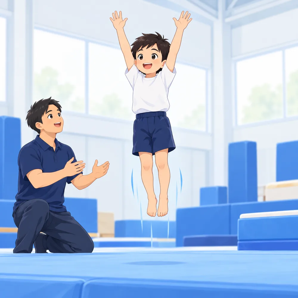 腕振りジャンプ